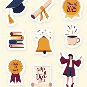Graduation & Farewell - Sticker Sheet v6